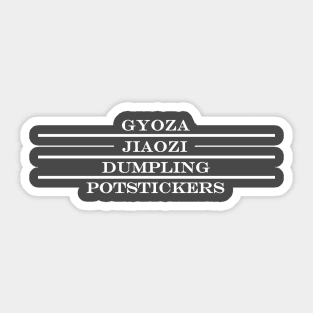 gyoza jiaozi dumpling potstickers Sticker